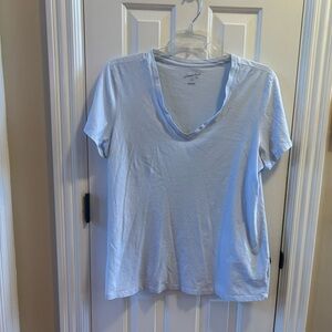 V-neck sky blue s/t-shirt, size XXL
